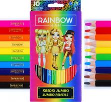 Astra Jumbo spalvinimo pieštukai 10 spalvų Rainbow High