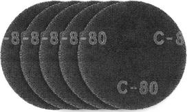 Šlifavimo tinklelis su Velcro 180mm K80 5vnt. gipso šlifuokliui