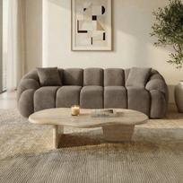 Trivietė sofa Octavio, ruda