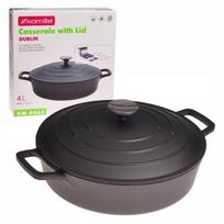 Alumininis puodas su marmurine danga Kamille 4l, 28cm, indukcijai