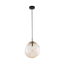 Tk Lighting Sol pakabinamas šviestuvas, gintarinis stiklas, auksas