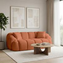 Dvivietė sofa Octavio, plytų raudonos spalvos