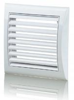 Ventiliacijos grotelės 154x150mm baltos Mw103
