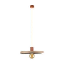 Sila metalinė pakabinama lempa, raudona, 40cm, E27