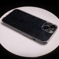 Skaidrus blizgučių dėklas Xiaomi Redmi 13c / Poco C65