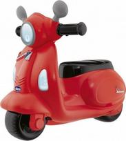 Chicco Vespa vaikiškas raudonas paspiriamasis motociklas (1-3 metai)