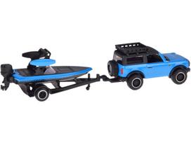 Maisto 1:64 Ford Bronco 2021 su priekaba ir valtimi