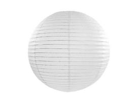 Baltas popierinis šviestuvas 45 cm