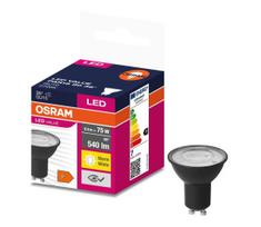LED elektros lemputė VALUE PAR16 GU10/6,9W/230V 2700K 36° juoda - Osram