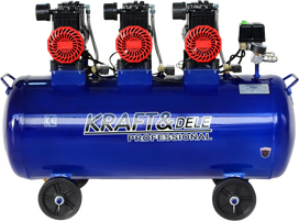 BEALYVIS ORO KOMPRESORIUS 100L 6000W 660L/MIN MĖLYNAS KD4094
