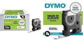 Dymo D1-Schriftband Vorteilspack 10 Bänder bk/wh 9mmx7m (2231632)
