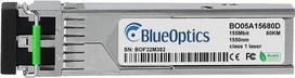 Level One SFP-2280 kompatibler BlueOptics© SFP Transceiver für Singlemode 155Mbit Datenübertragungen in Glasfaser Netzwerken. Unterstützt Fast Ethernet, Fibre Channel oder SONET/SDH Anwendungen in Switchen, Routern, Storage Systemen und ähnlicher Hardwar (SFP-2280-BO)
