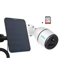 Reolink Go Plus kamera 4G LTE + Saulės elementas 6W (juodas) + 64GB SD kortelė