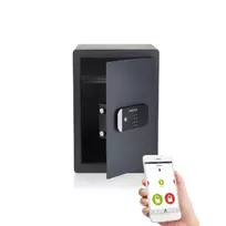 Baldinis profesionalus sertifikuotas seifas dokumentams Max Security YALE su elektrine spyna ir pranešimais telefone (aukštis 52cm,plotis 35cm).Sertifikuotas