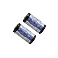 Akumuliatorius Thunder įrenginiams, 16340, 3,7V 650mAh Li-ion su integruotu krovimo valdikliu PCM (2 vnt.)