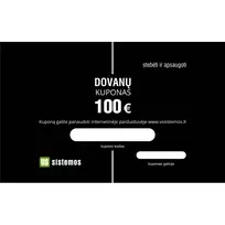 100 eur. vertės Dovanų kuponas
