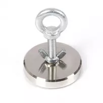 Black Magnet 120 kg vienpusis paieškos magnetas