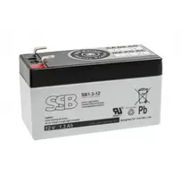 Akumuliatorius (AGM) SSB SB (1.3Ah, 12V, F1, VRLA)