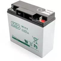 Akumuliatorius (AGM) SSB SBL (18Ah, 12V, F3 M5, VRLA)
