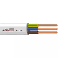 Plokščias maitinimo kabelis BZ1Z1-P 3x2.5 (behalogeninis, XLPE, 100 m)