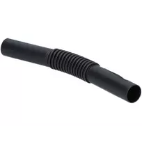 Vamzdelio U-16mm lanksti jungtis, juoda (400)