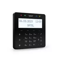 Satel INT-KSG2R-B LCD klaviatūra su jutikliniais mygtukais ir kortelių skaitytuvu