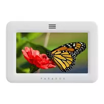 TM50 LCD Paradox klaviatūra lietimui jautriu ekranu (balta)