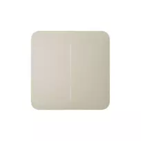 Solobutton (2-gang), Ivory, Ajax