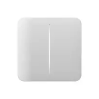 SoloButton (2-gang) White, Ajax
