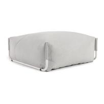 Pilkos spalvos sodo pufas Square – Kave Home
