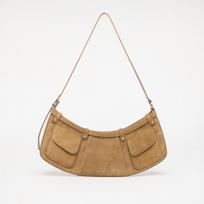 Pinko Pocket Body Bag Big Suede Verde Cang - Dydis Universalus (106865A0F6-L22O Krepšiai)