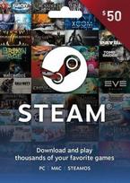 Steam Wallet Gift Card 50 USD (OMR) Steam Key OMAN