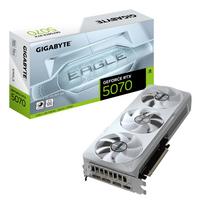 GIGABYTE Graphics Card||NVIDIA GeForce RTX 5070|12GB|GDDR7|192-bit|PCIE 5.0 16x|GPU 2587 MHz|Triple-slot Fansink|1xHDMI|3xDisplayPort|GV-N5070EAGLEOCICE-12GD