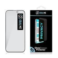 Obal:Me Privacy 5D Glass Screen Protector for Apple iPhone 16 Pro / Black