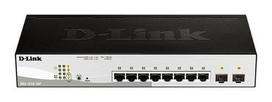 D-LINK Switch 280mm DGS-1210-10P 2*SFP/ 8*GE PoE retail