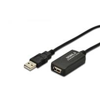 Digitus USB 2.0 Extension Cable Type A - A, ST/BU 5.0m, sw