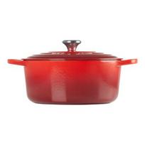 LE CREUSET Signature Roaster round 22cm cherry red (21177220602430)