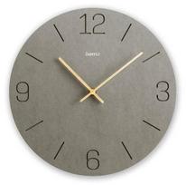 Hama Crete Quartz Clock, Round, Grey