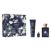 Versace  Versace Set: Dylan Blue, Eau De Toilette, For Men, 100 ml + Dylan Blue, Eau De Toilette, For Men, 5 ml + Dylan Blue, Shower Gel, For All Skin Types, 150 ml