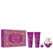 Versace  Versace Set: Dylan Purple, Eau De Parfum, For Women, 100 ml + Dylan Purple, Eau De Parfum, For Women, 5 ml Miniature + Dylan Purple, Shower Gel, For All Skin Types, 50 ml + Dylan Purple, Hydr