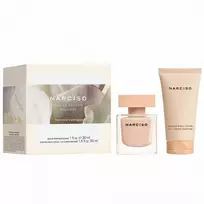 Narciso Rodriguez Set: Narciso Poudrée Eau de Parfum for Women, 30 ml + Narciso Poudrée Hydrating Body Lotion, 50 ml