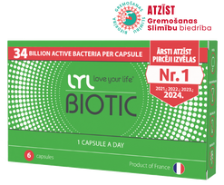 LYL BIOTIC kapsulės, 6 vnt.