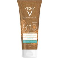 Aukštos apsaugos priemonė nuo saulės veidui Vichy Capital Soleil Solar Eco-Designed Milk, 75 ml