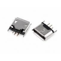 Micro USB įkrovimo jungtis (Mini trapecijos formos lizdas) (Needs soldering) (Original / New)