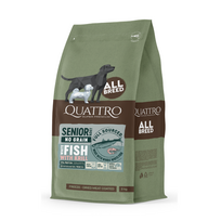 Quattro All Breed Senior & Diet White Fish 3Kg