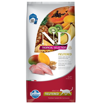 N&D TROPICAL SELECTION - CAT Dry Chicken, Spelt, Oats NEUTERED 10 kg