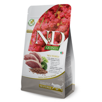 N&D QUINOA - CAT Dry NEUTERED Duck Broccoli&Asparagus ADULT 1,5 kg
