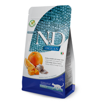 N&D OCEAN - CAT Dry Herring Pumpkin&Orange ADULT 1,5 kg