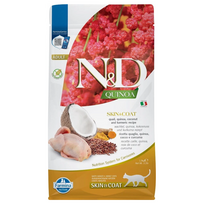 N&D QUINOA - CAT Dry SKIN&COAT Quail&Coconut ADULT 1,5 kg