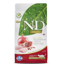 N&D PRIME - CAT Dry Chicken&Pomegr NEUTERED ADULT 1,5 kg